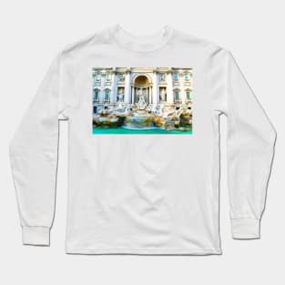 Fontana di Trevi Long Sleeve T-Shirt